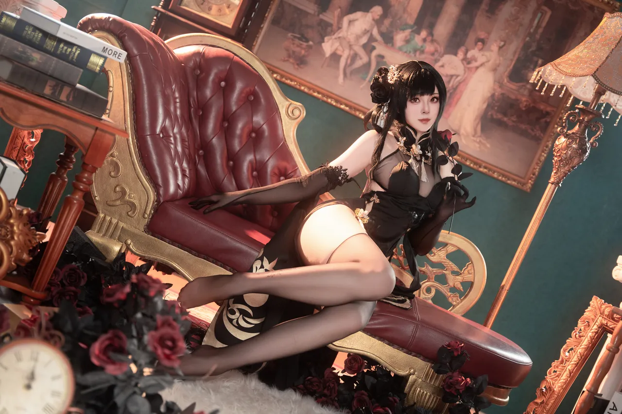 Natsuko夏夏子 - 碧蓝航线镇海旗袍 76P 502MB-erohere16.webp